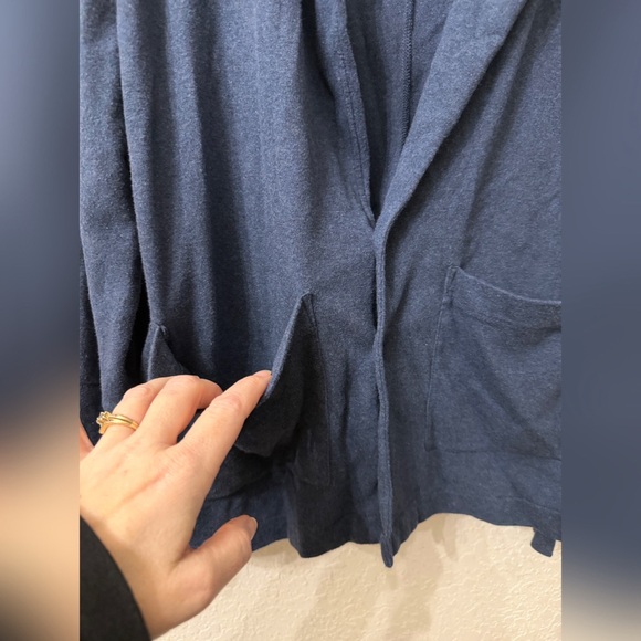 Pact Women's Airplane Relaxed Blazer Size Medium - Picture 5 of 13